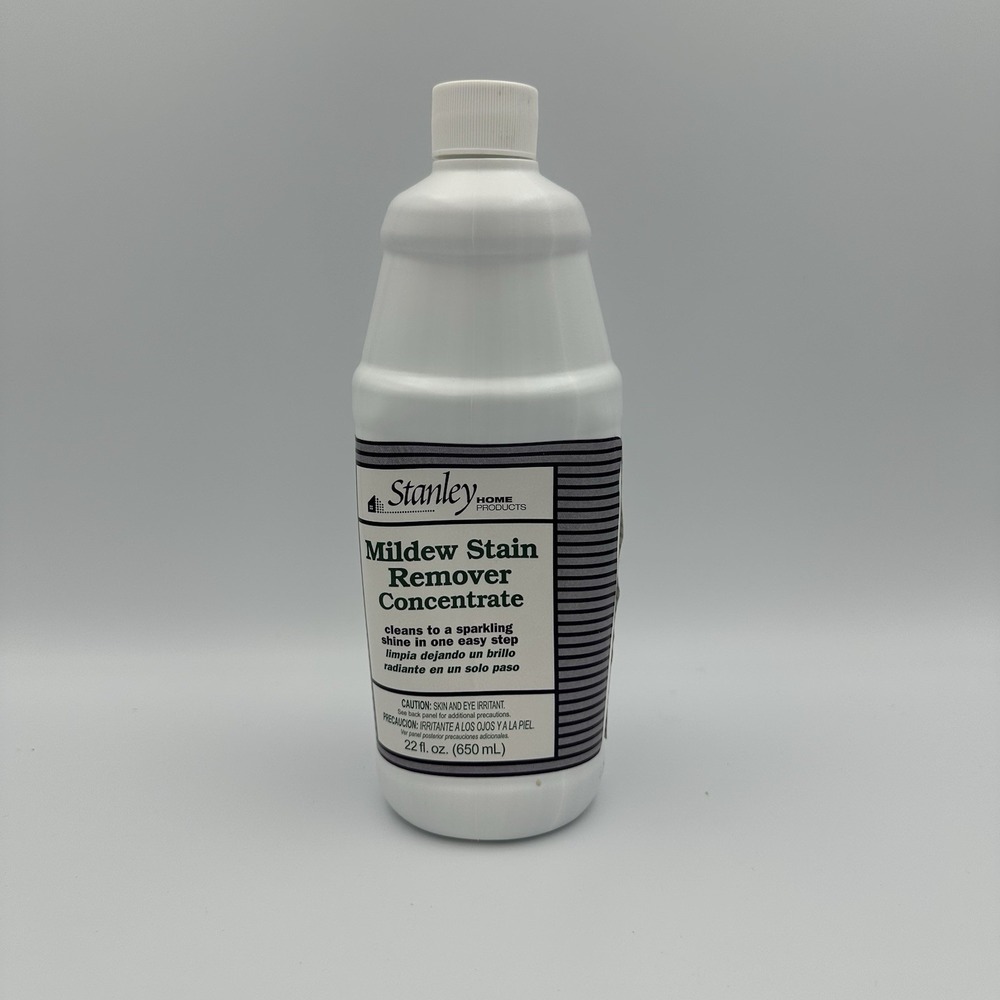 Stanley Home Products Mildew Stain Remover Concentrate Cleaner 22oz